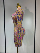 Women Sexy Transparent Mesh Stage Performance Costume Dancer Singer Nightclub Elagant Evening Party Luxury Birthday Dress